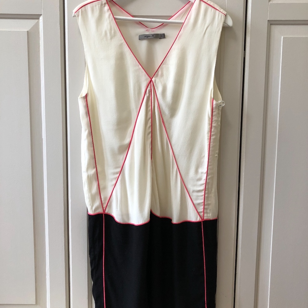 Fun geometric shift dress